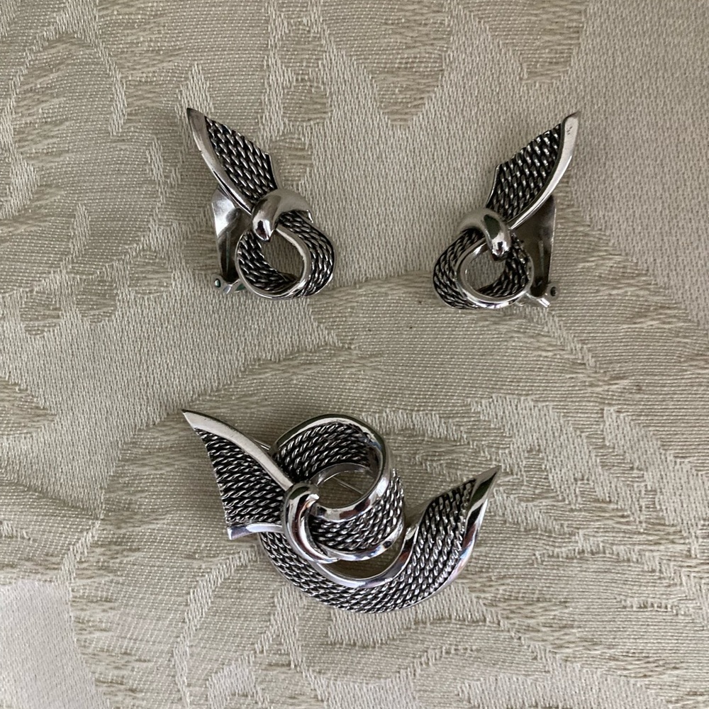 Vintage Marcel Boucher Brooch and Earrings